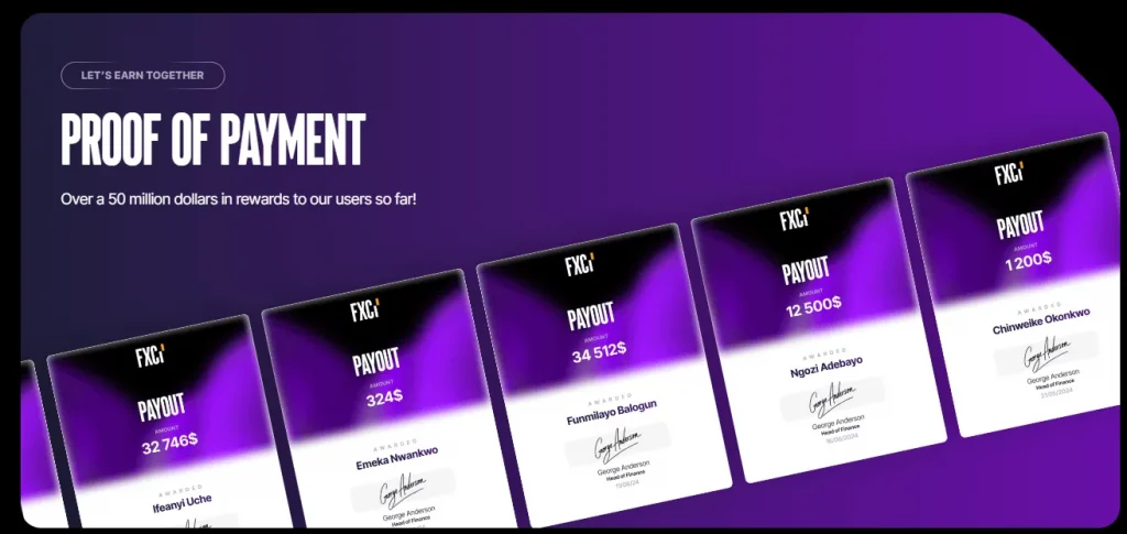 FXCI payment